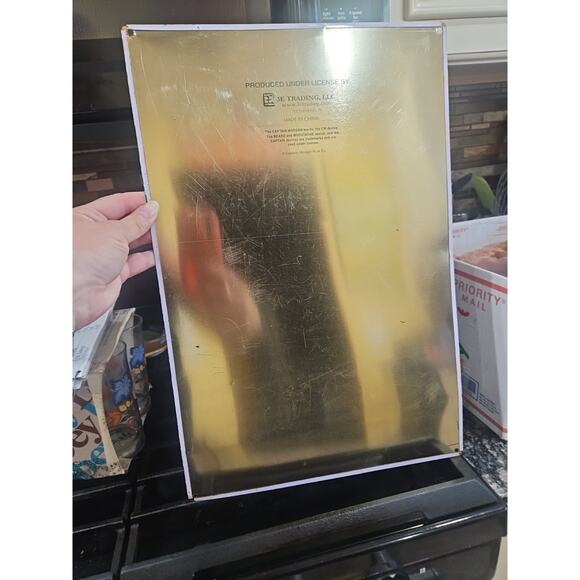 CAPTAIN MORGAN WHISKEY METAL BAR / PUB SIGN 18" X 12" (15E) - Picture 8 of 9